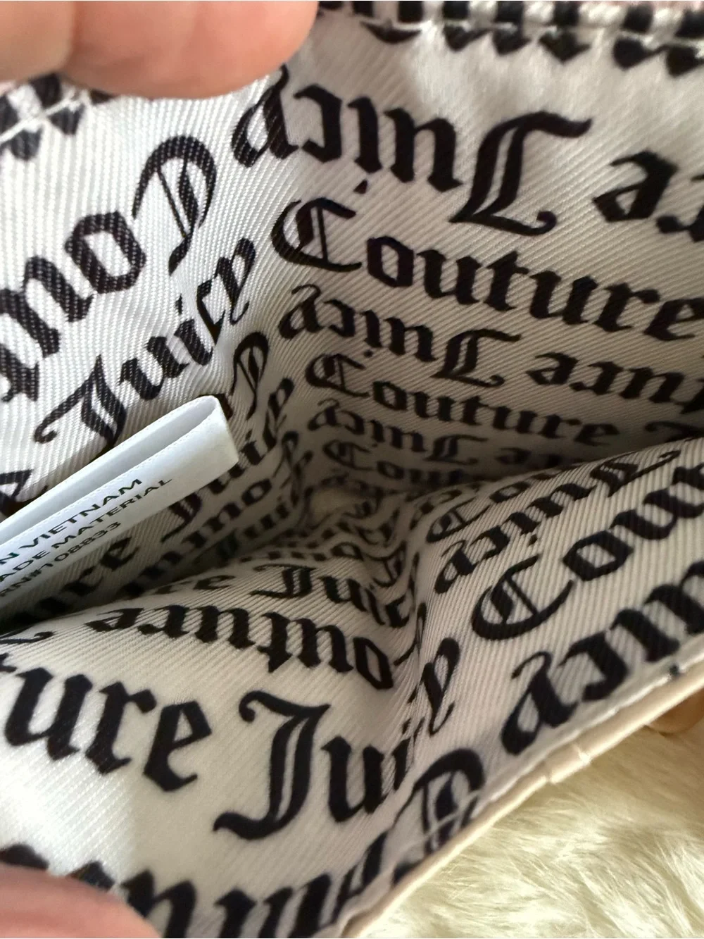Juicy Couture Love Never Dies Double Sided Trifold Wallet